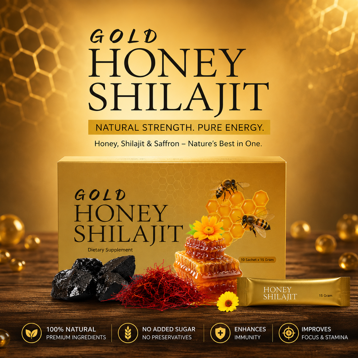GOLD REAL HONEY PREMIUM